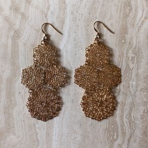 Gold Statement Earrings
